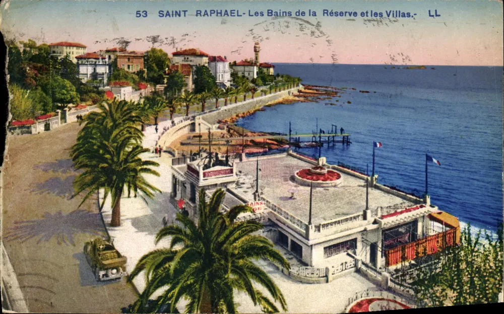Saint-Raphaël — Les Bains de la Réserve et les Villas — LL - Vorderseite
