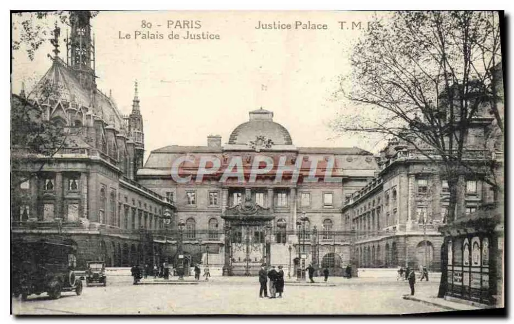 Parigi - Il Palazzo di Giustizia — T.M.K. n°80 - Recto