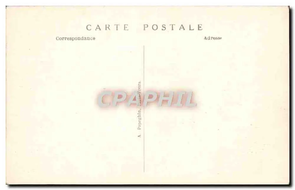 Paris - La Nuit Parc Monceau — Monceau Park — A.P. - Verso