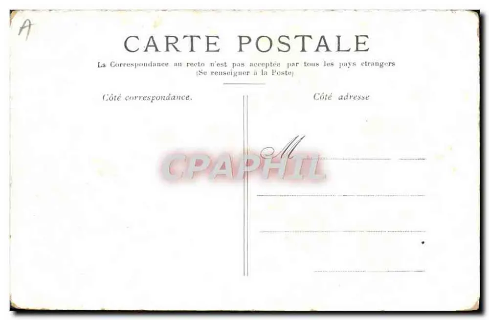 Paris — A Coluna Vendôme — editor não identificado - Verso