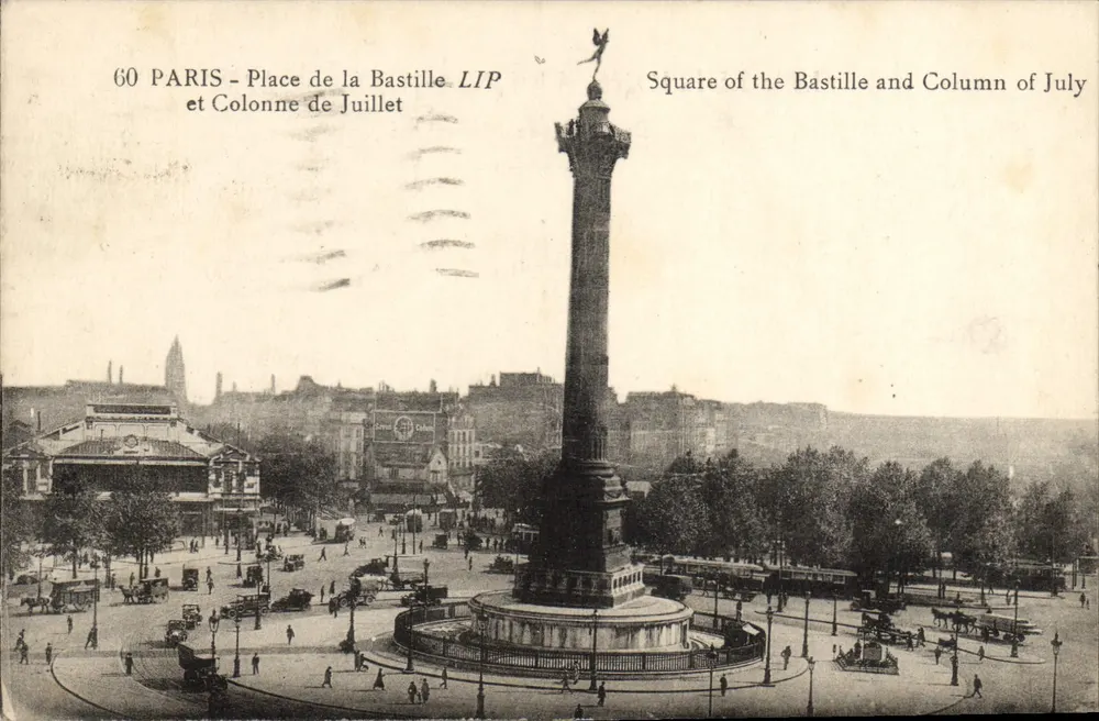 Paris - Place de la Bastille und Säule von Juli — LIP, n°60 - Vorderseite