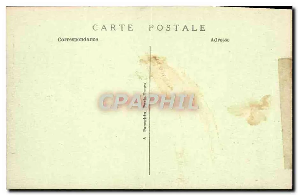 Paris — Panorama über die Seine in Richtung Notre-Dame und die Cité — A.P. n°41 - Rückseite