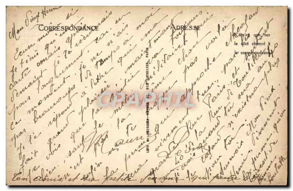 Paris — A Madeleine — LL - Verso