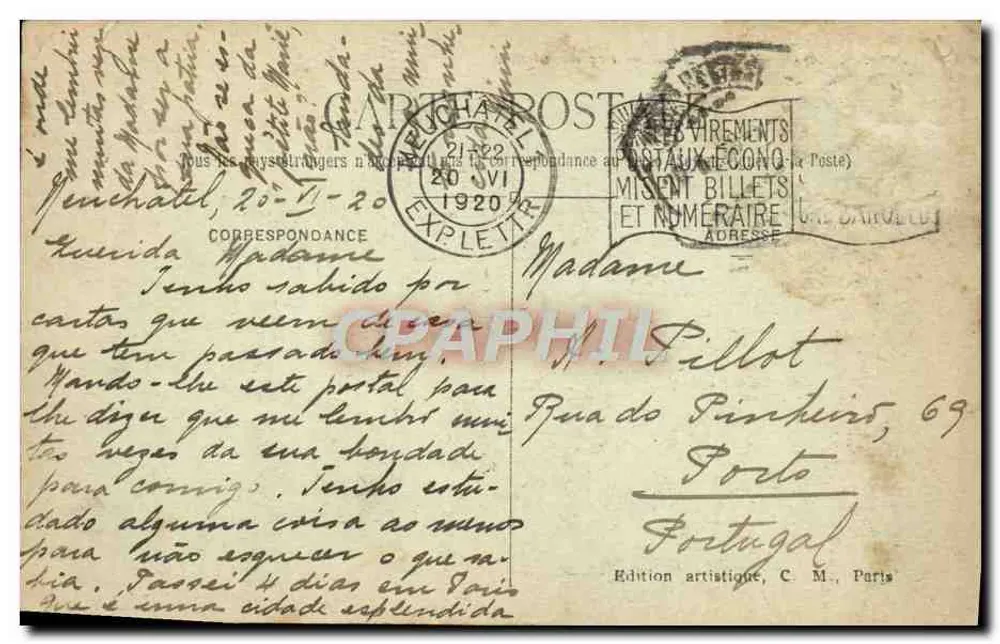 PARIS – Notre-Dame – Fachada lateral — C. M. n°236 - Verso