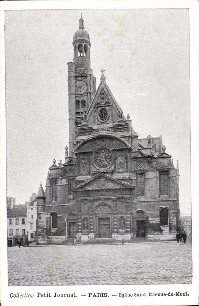 Igreja de Saint-Etienne-du-Mont — Paris — Coleção Petit Journal - Frente