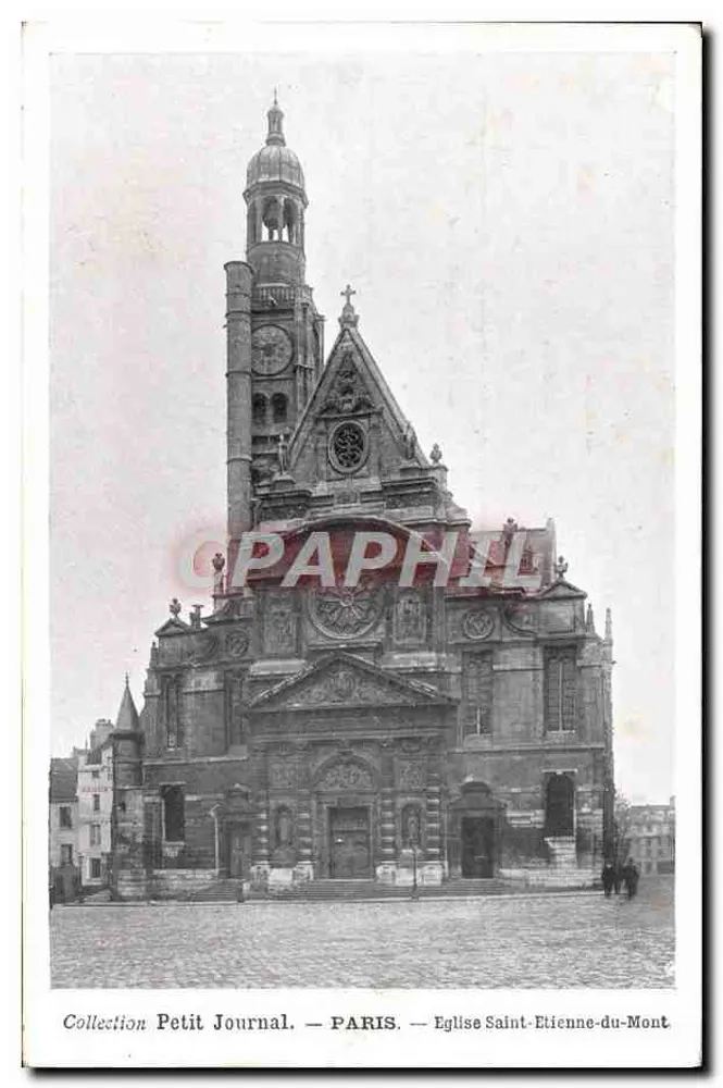 Kirche Saint-Etienne-du-Mont — Paris — Sammlung Petit Journal - Vorderseite