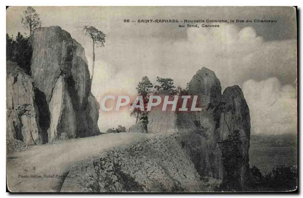 Saint-Raphaël - Neue Promenade, der Kamelrücken, Cannes — Photo Salon, Saint-Raphaël - Vorderseite