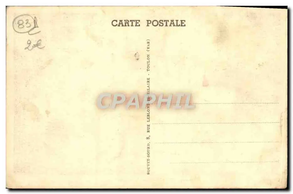 Toulon — Vista geral — n°104 - Verso
