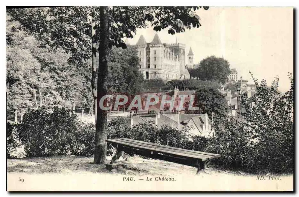 PAU. — O Castelo — ND. Phil. - Frente
