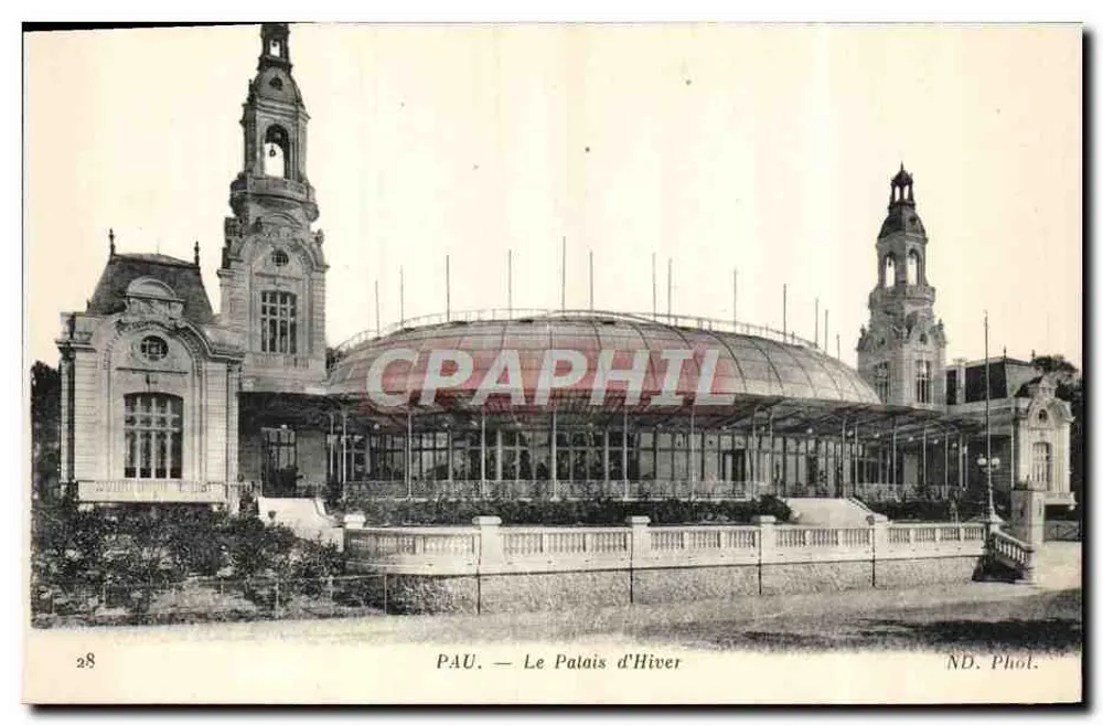 Pau — O Palácio de Inverno — ND. Fot. - Frente