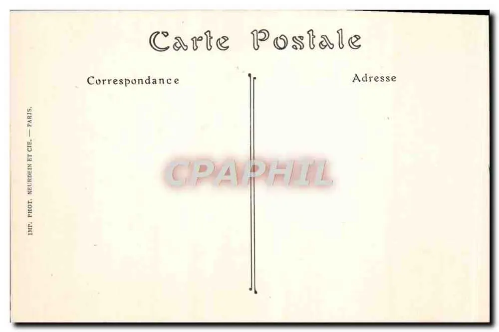 PAU — Innenraum des Schlosses, das Speisezimmer. — ND. Phot. — N° 24 - Rückseite