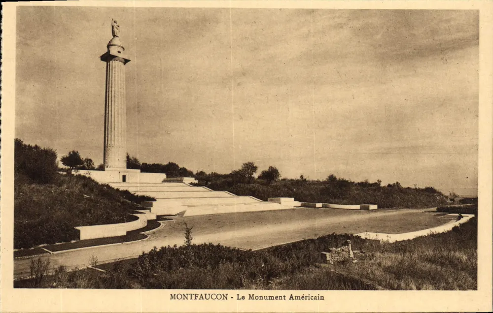 Montfaucun - O Monumento Americano — editor Editions Verlin - Frente