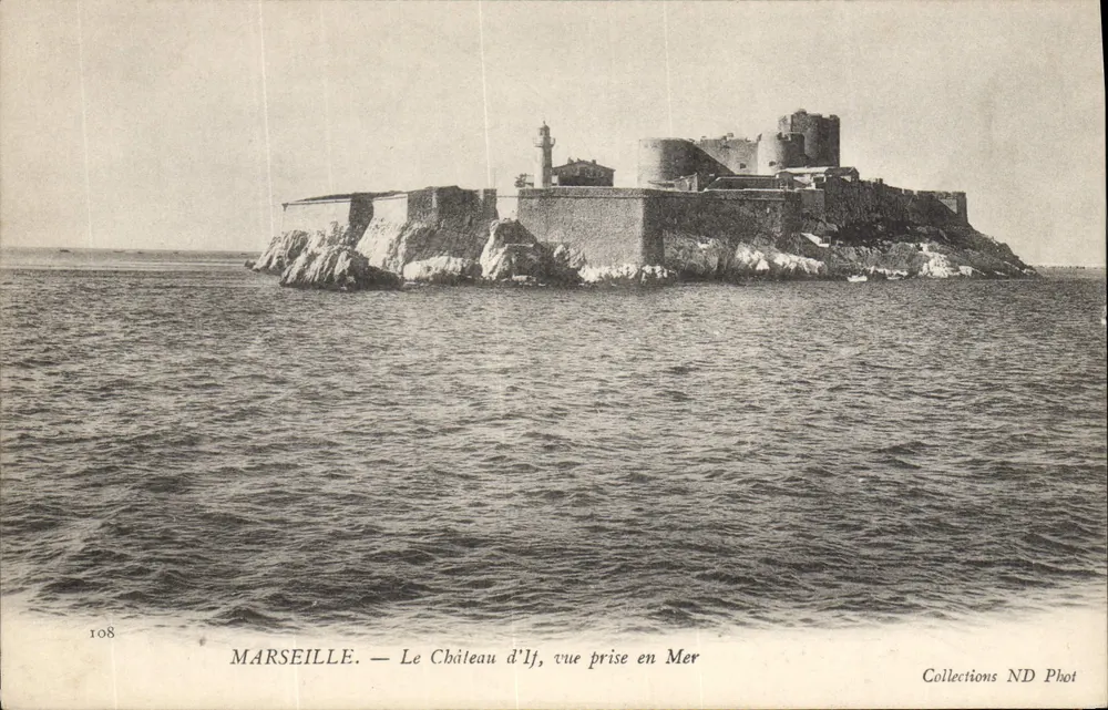 Marseille — Das Schloss If, Blick vom Meer — Collections ND Phot, n° 108 - Vorderseite