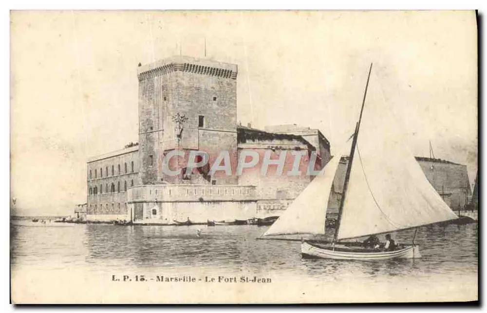 Marseille - O Forte St-Jean — L.P. 15 — editor L.P. 15 - Frente