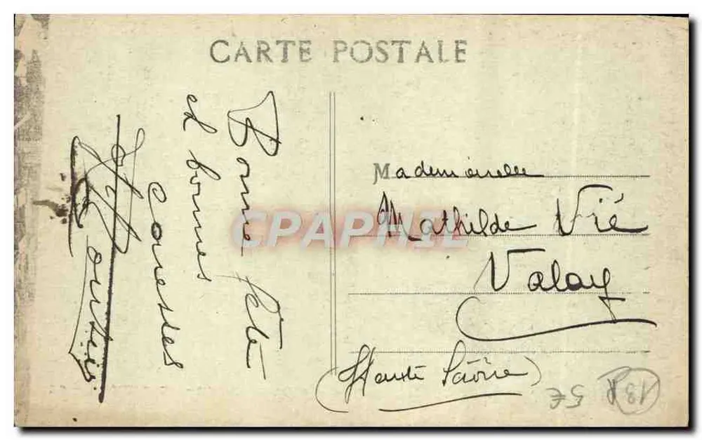 Marselha — Rue Cannebière — A.C. n°26 - Verso