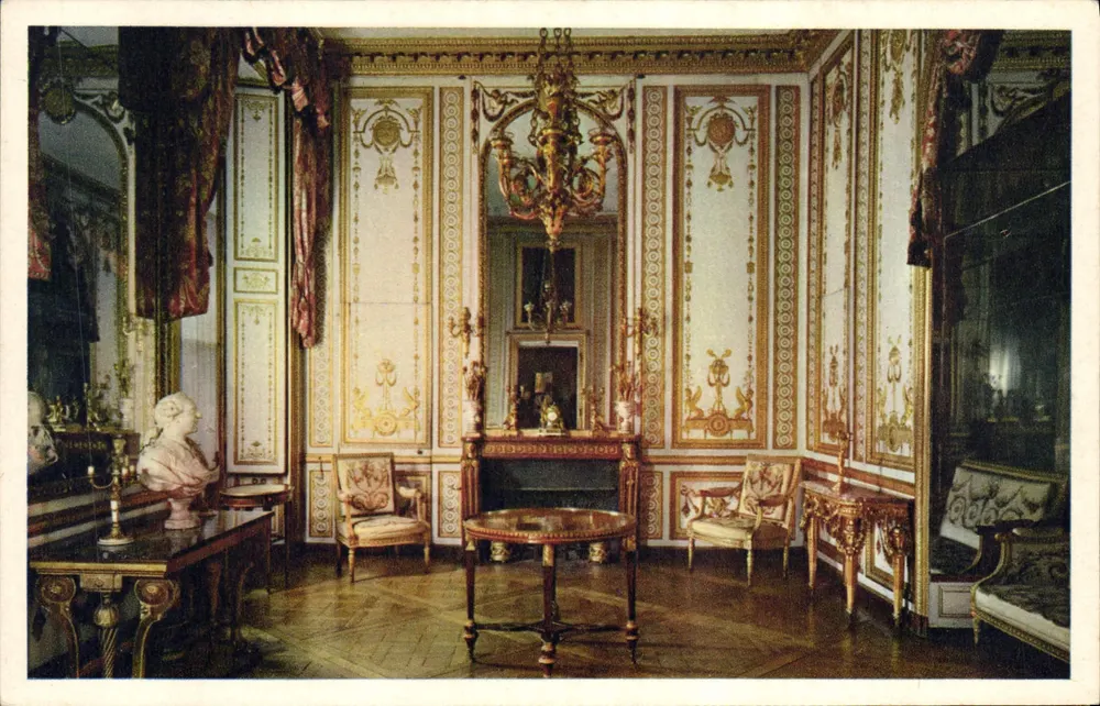 Schloss Versailles — Großer Cabinet von Marie-Antoinette — Dräger, n°3 - Vorderseite