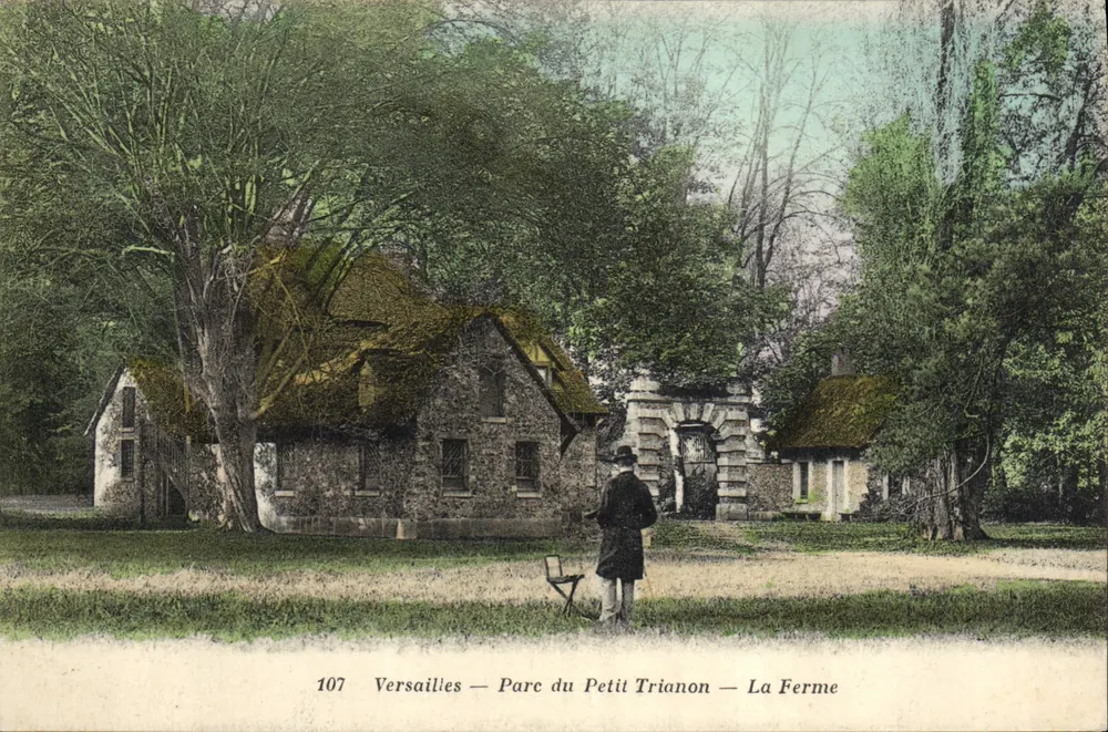Versailles — Park des Petit Trianon — Die Farm — Héliot, A. Bourdier - Vorderseite