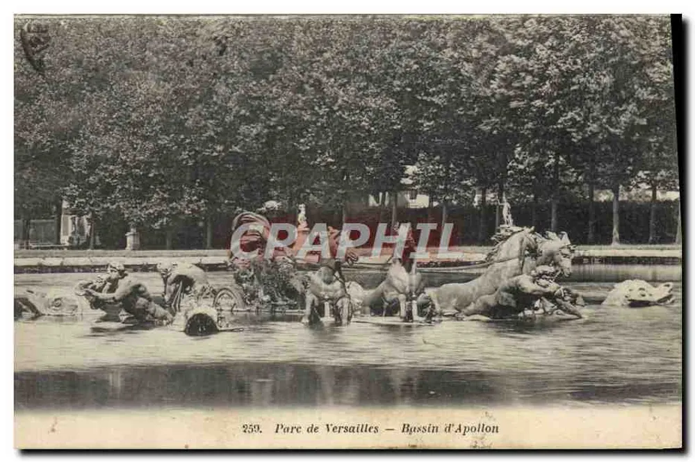 Parque de Versalhes — Bassin d'Apollon — Édita Paris-Versailles n°259 - Frente