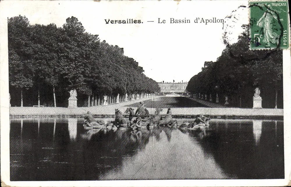 Versailles. — Le Bassin d'Apollon. - Vorderseite