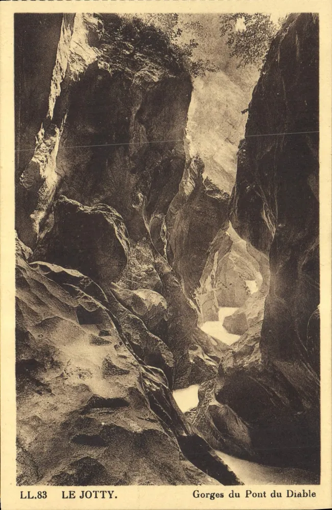 Gorges do Pont du Diable — Le Jotty — LL.83 — Edição especial da Soutière das Gorges do Pont du Diable - Frente
