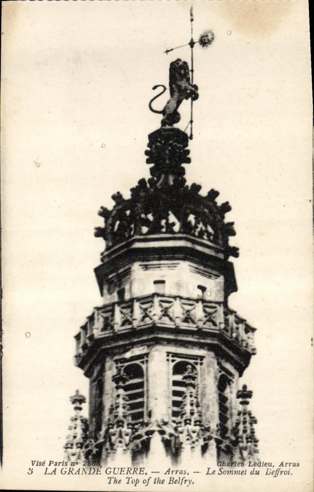 O Cume do Sino — Arras — Charles Lédieu, Arras - Frente