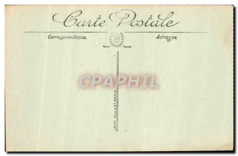Arras — Rathaus nach den Bombenangriffen vom 6.-7. Oktober 1914 — Visé Paris n°2554 - Rückseite