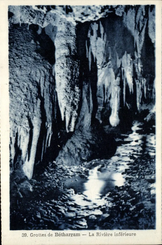Grutas de Bétharram — A Rio Inferior — n°39 - Frente