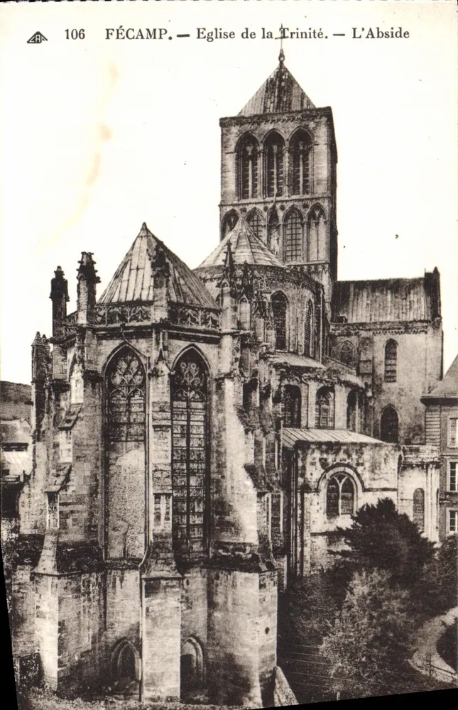 FÉCAMP — Igreja da Trindade — A Abside - Frente