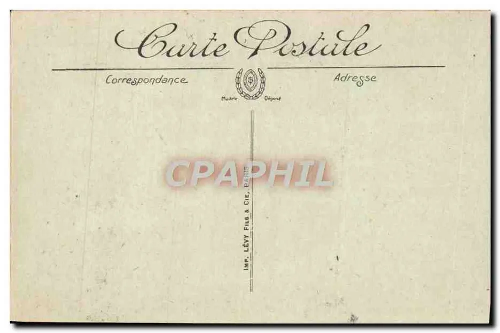 Grasse — Ansicht durch die Palmen des Grand-Hôtel — Selecta — LL. - Rückseite