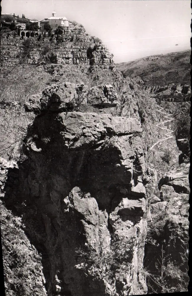 Gorges du Loup — Das Dorf Gourdon — Der Weg zum Paradies — L. Gilletta & Cie, Nice - Vorderseite