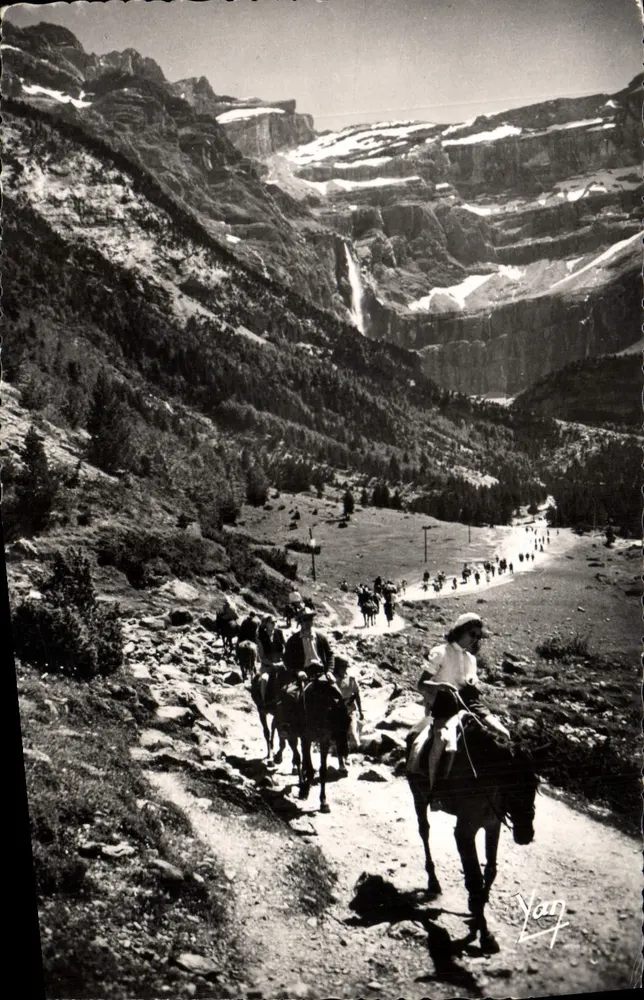 Gavarnie — Powrót do Cirque — wydawnictwo Quinault, Lourdes - Awers