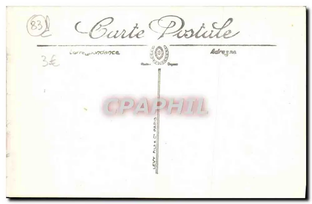 Saint-Raphaël — Boulevard Félix-Martin und die Quais — Verlag: Levy & Cie, Paris, Nr. 21 - Rückseite