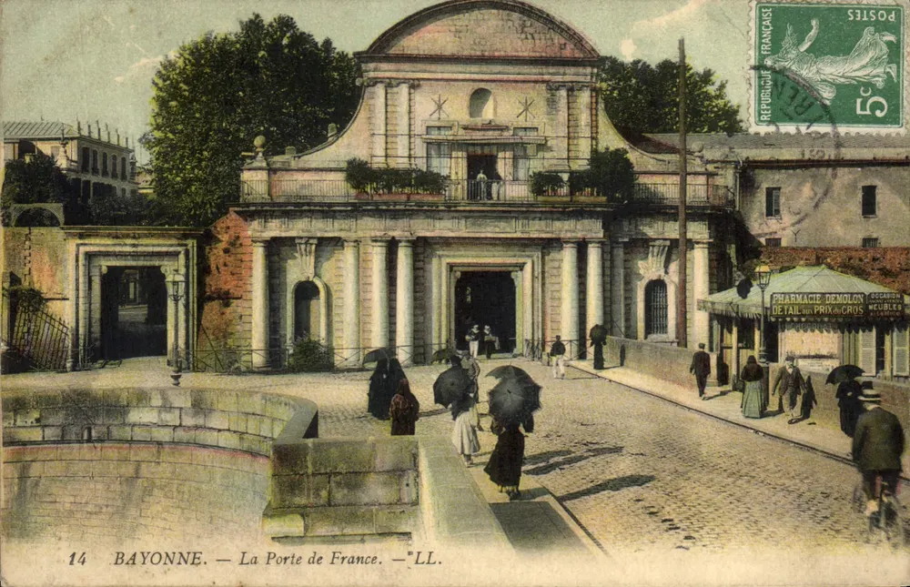 Bayonne — La Porte de France — LL. — Éditeur LL. — N° 14 - Vorderseite