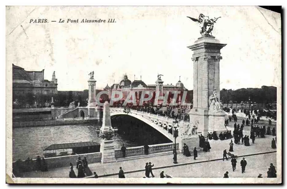 Paris — O Ponte Alexandre III - Frente