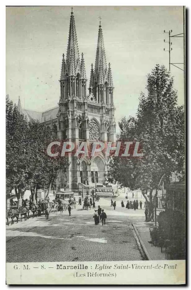 Marseille : Kirche Saint-Vincent-de-Paul (Die Reformierten) — G. M. - 8 - Vorderseite