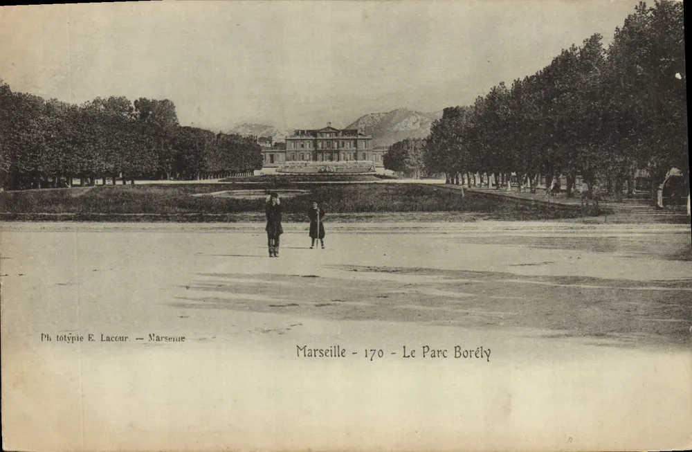 Marseille - 170 - O Parque Borély — Ph. totypie E. Lacour - Marseille - Frente