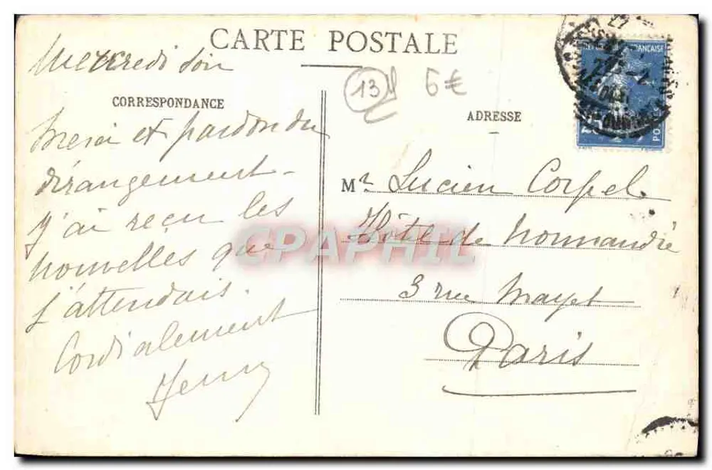 Marseille — Allgemeiner Blick auf die Bassins de la Joliette — Éd. EL. - Rückseite