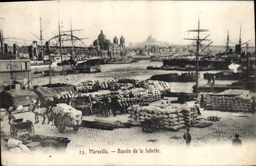Marseille — Bassin de la Joliette — éditeur inconnu, n° 25 - Vorderseite