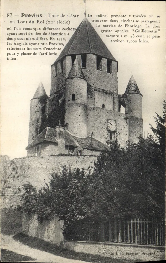 Provins — Torre do Rei (século XII) — Goff L. Firmin, Provins - Frente