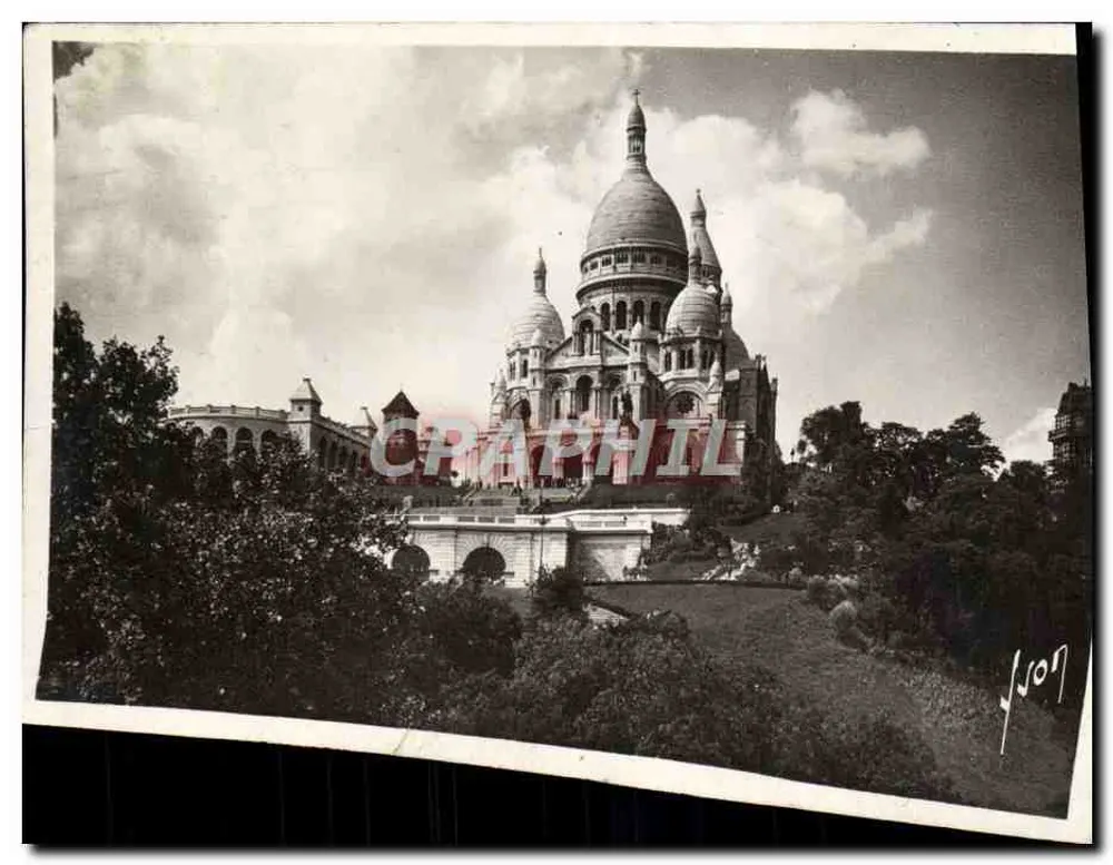 Basilika des Heiligen Herzens von Montmartre — Paris — Kunstausgabe 'W. OLIVIER' - Vorderseite