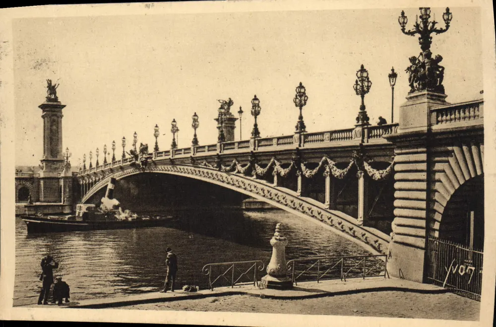 Ponte Alexandre-III — Paris — Les Éditions d'Art Yvon - Frente