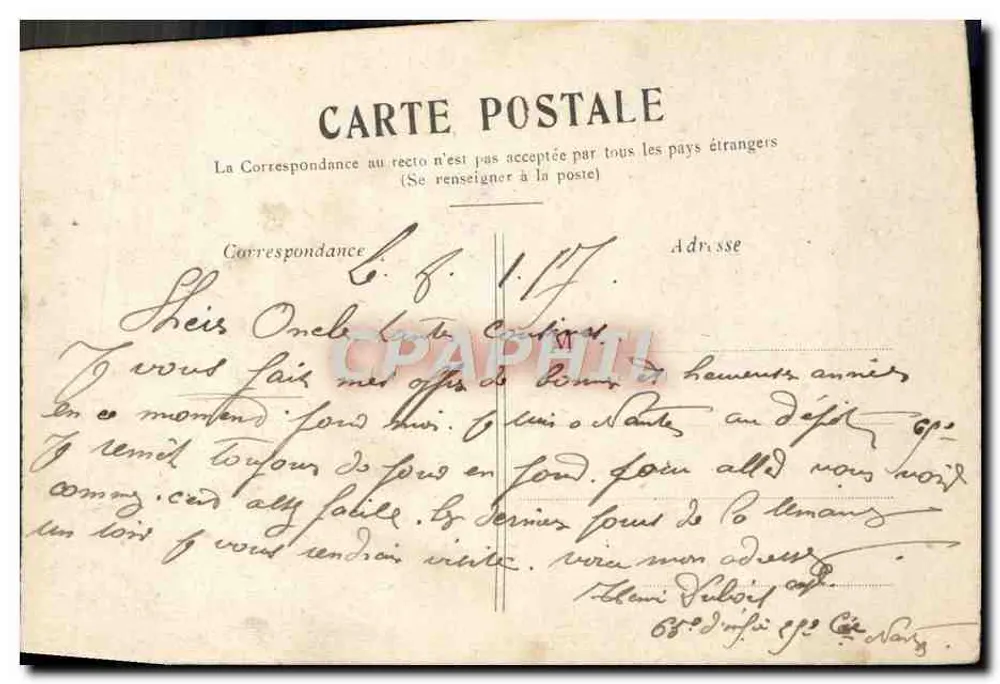 PARIS — La Place de la République. — Monument de la République, éditeur IMPRIMÉ SUR LA CARTE. - Verso