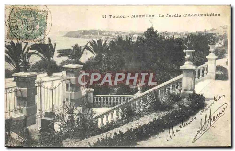 Toulon - Mouzillon - Der Acclimatation-Garten — unbekannter Verleger, Nr. 31 - Vorderseite