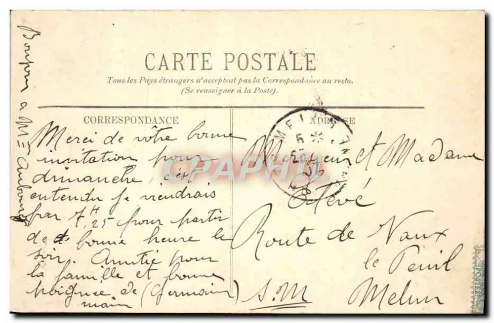 PARIS — Algemene uitzicht op het Louvre — LL. - Achterkant