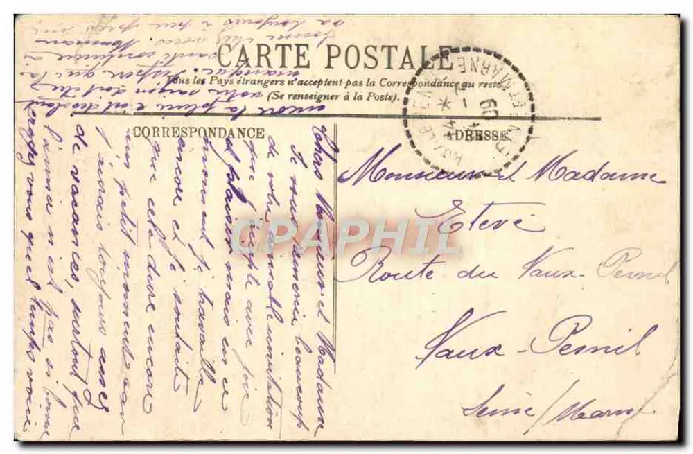 PARIS — Panorama sur la Seine — LL. (éditeur) - Verso
