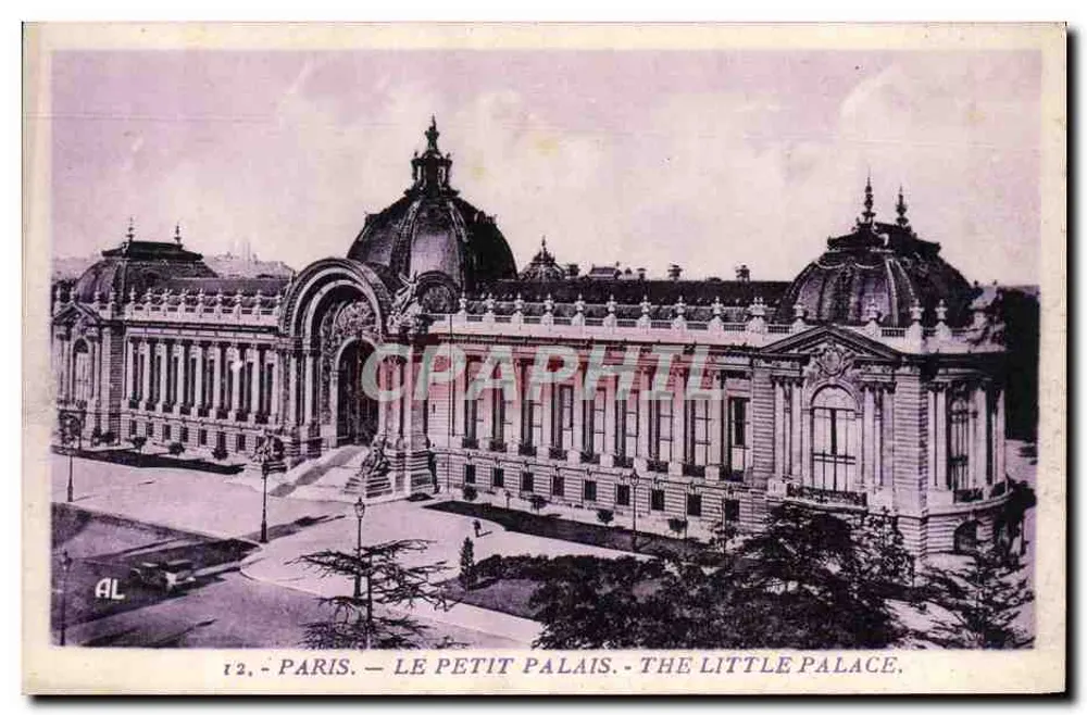 Paris — O Pequeno Palácio — A. L. n°12 - Frente