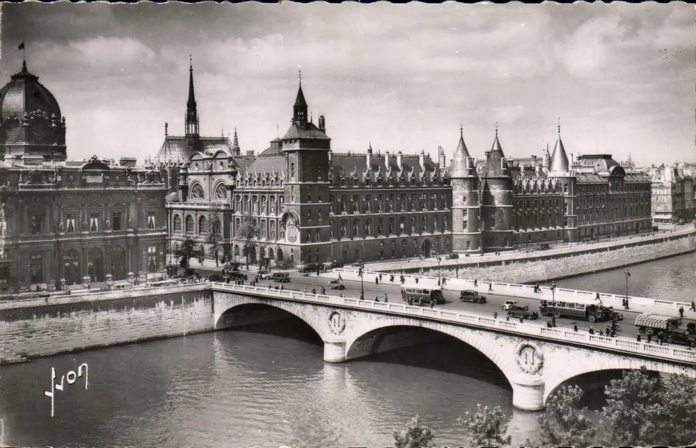 Paris — Das Palais de Justice und der Pont au Change — Éditions d'Art Loÿn, n° B.23 - Vorderseite
