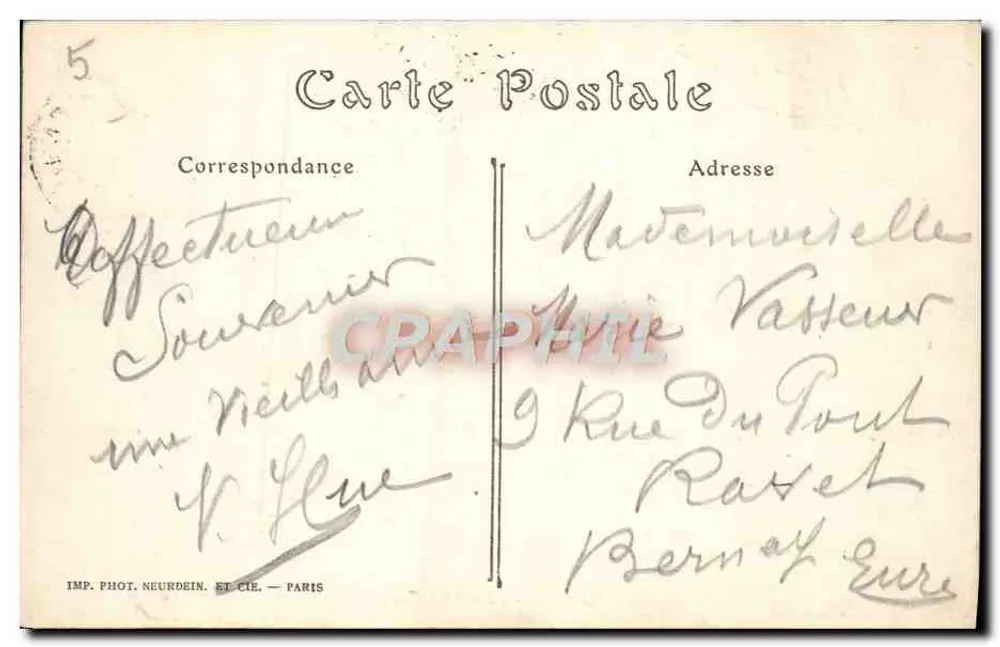 PARIS — O Panteão — ND. Phot. - Verso