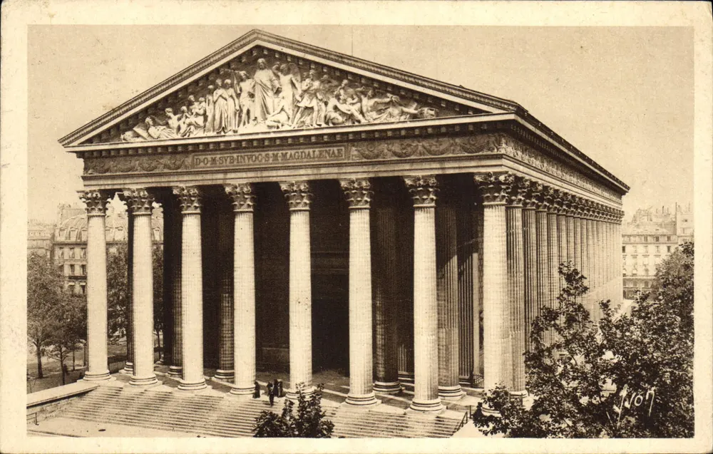 Kirche der Madeleine — Paris — Kunstausgabe AVON, Nr. 109 - Vorderseite