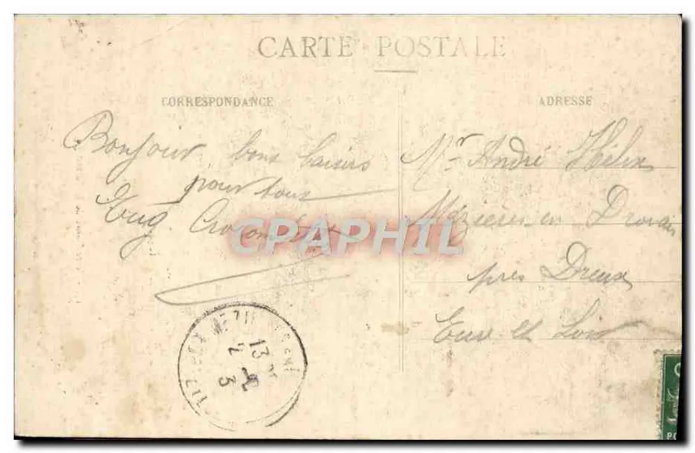 Notre-Dame de L'Hermitage — estátua da Virgem com o Menino — editor não identificado, n° 12 - Verso